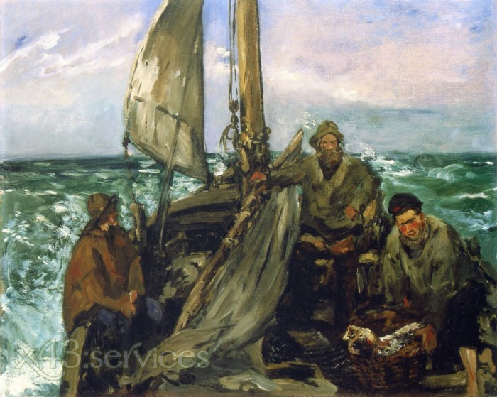 Edouard Manet - Arbeiter des Meeres - Toilers of the Sea - zum Schließen ins Bild klicken